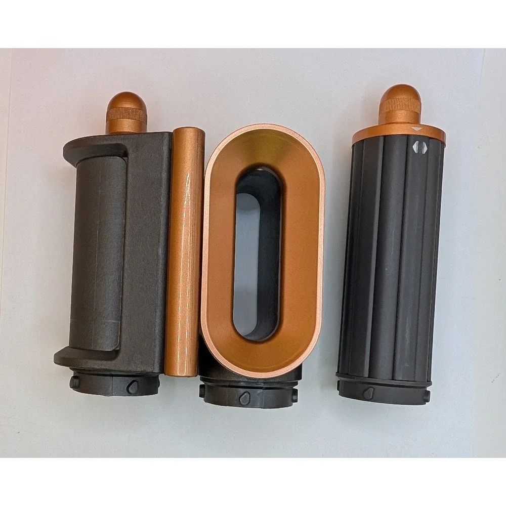 Dyson Airwrap Styler Attachments Set Nickel Copper Smoothing Dryer Barrel Brush